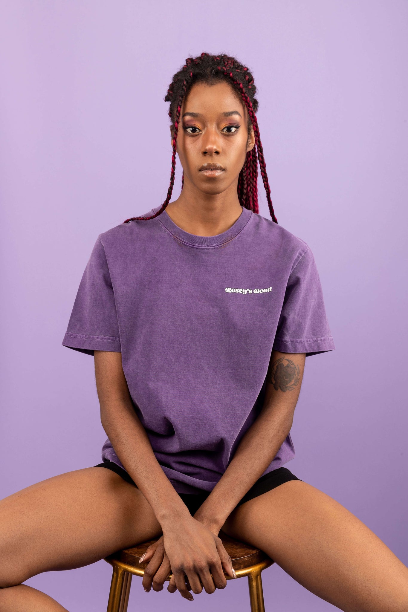 Deep Purple Structured Tee