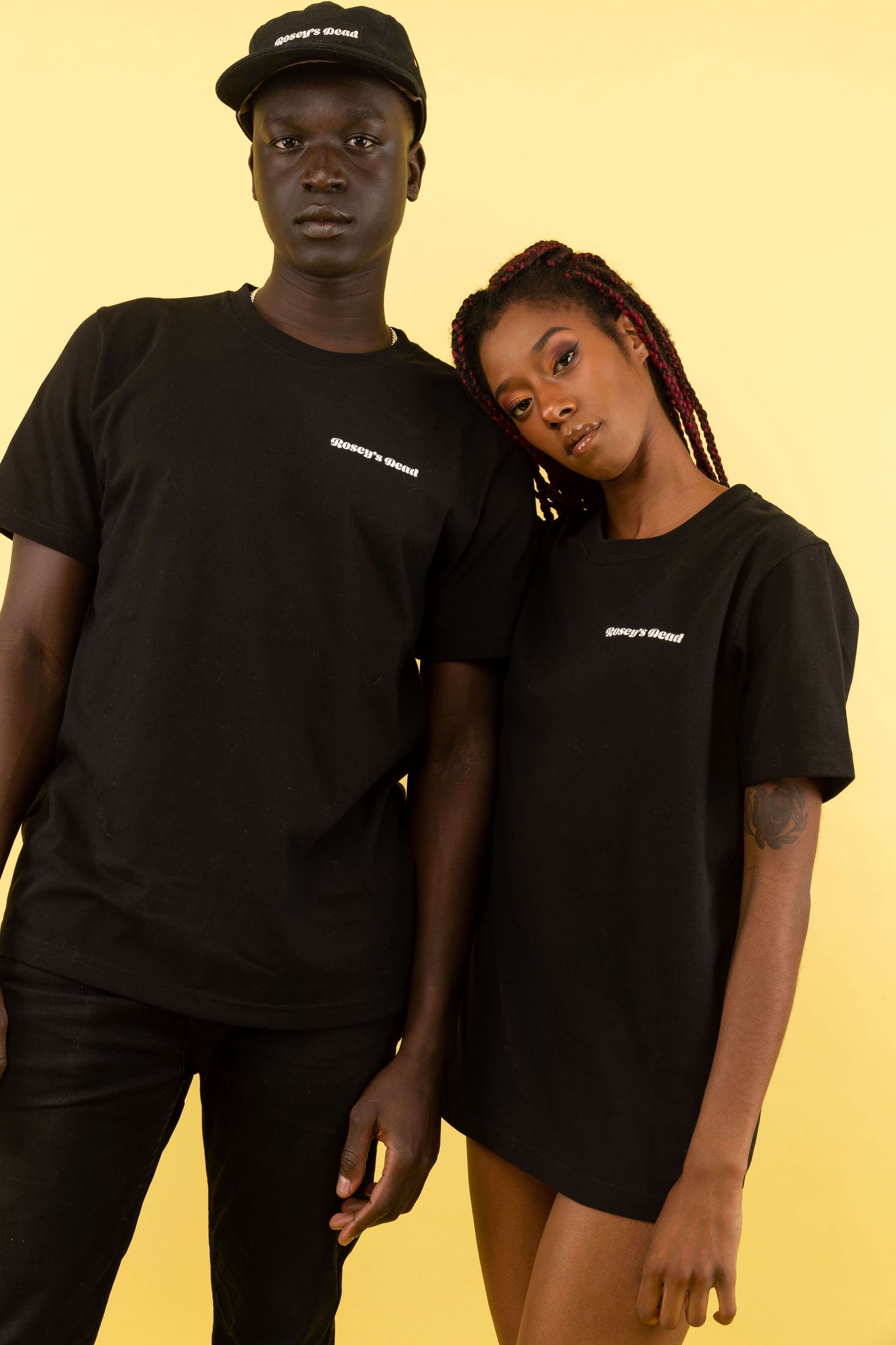 Black Structured Tee